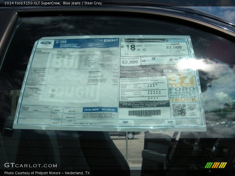 Blue Jeans / Steel Grey 2014 Ford F150 XLT SuperCrew