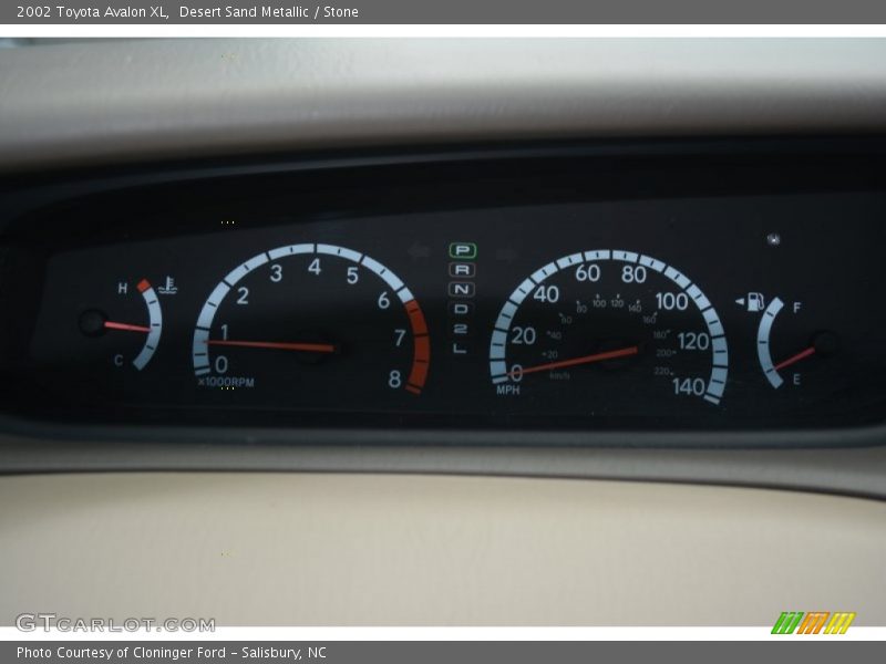  2002 Avalon XL XL Gauges