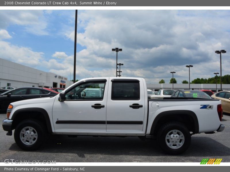 Summit White / Ebony 2008 Chevrolet Colorado LT Crew Cab 4x4