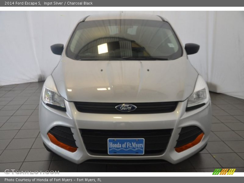 Ingot Silver / Charcoal Black 2014 Ford Escape S