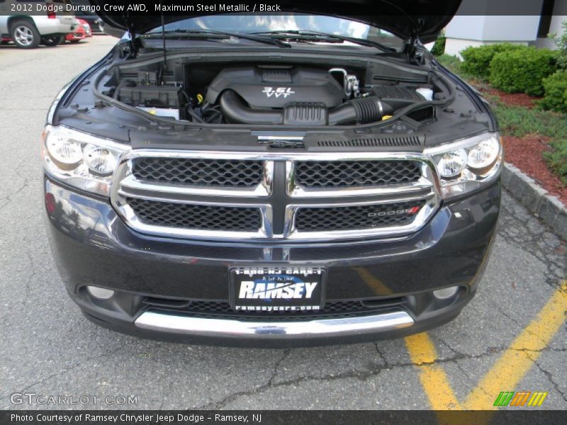 Maximum Steel Metallic / Black 2012 Dodge Durango Crew AWD