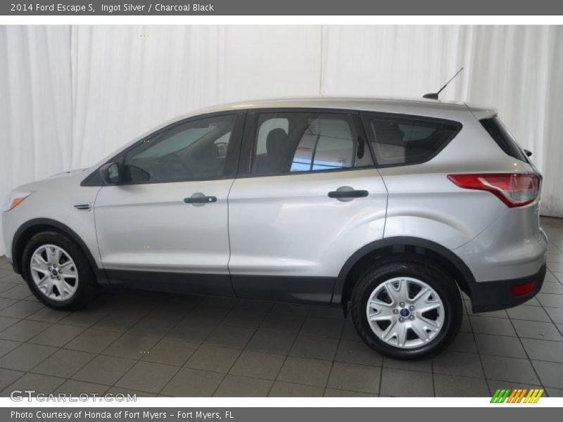 Ingot Silver / Charcoal Black 2014 Ford Escape S