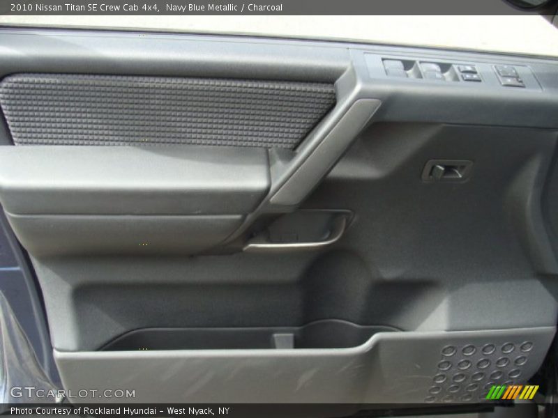 Navy Blue Metallic / Charcoal 2010 Nissan Titan SE Crew Cab 4x4