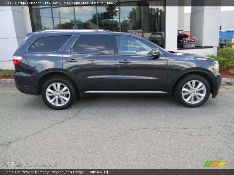 Maximum Steel Metallic / Black 2012 Dodge Durango Crew AWD