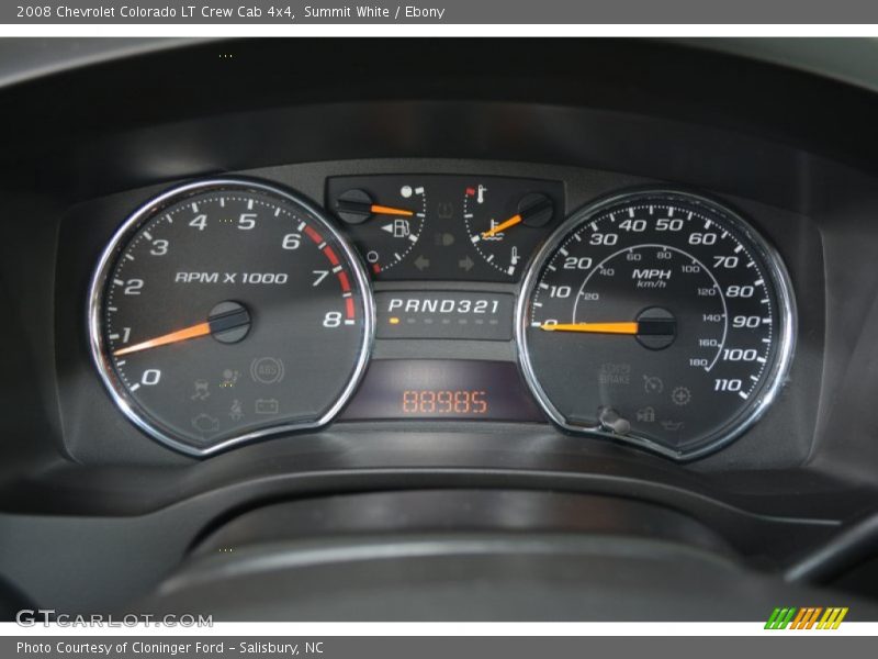 Summit White / Ebony 2008 Chevrolet Colorado LT Crew Cab 4x4