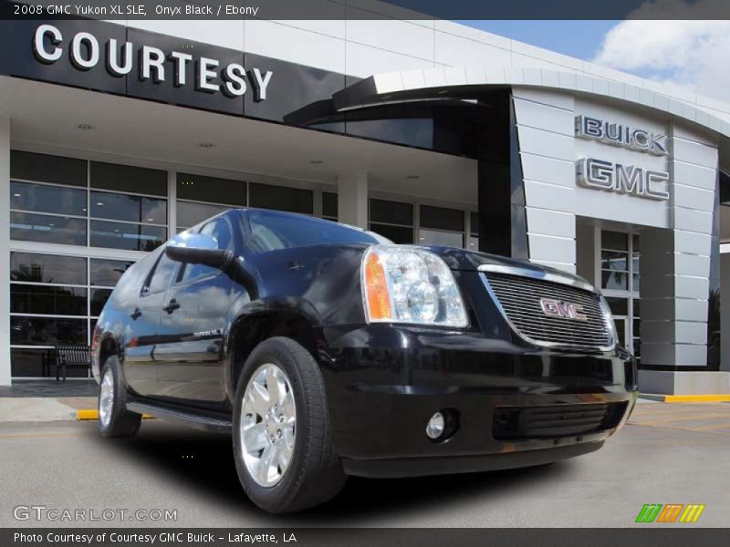 Onyx Black / Ebony 2008 GMC Yukon XL SLE