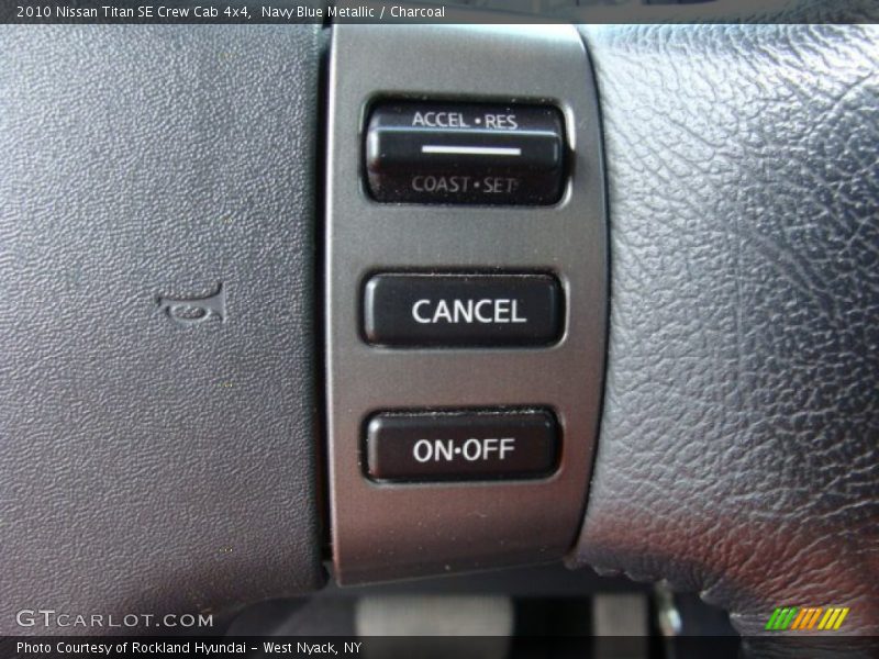 Navy Blue Metallic / Charcoal 2010 Nissan Titan SE Crew Cab 4x4