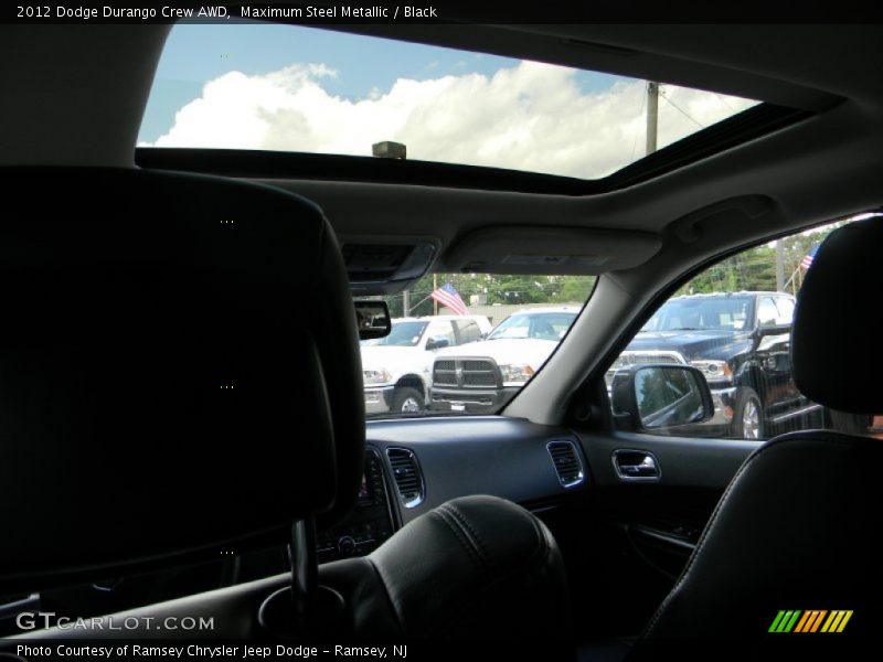 Maximum Steel Metallic / Black 2012 Dodge Durango Crew AWD