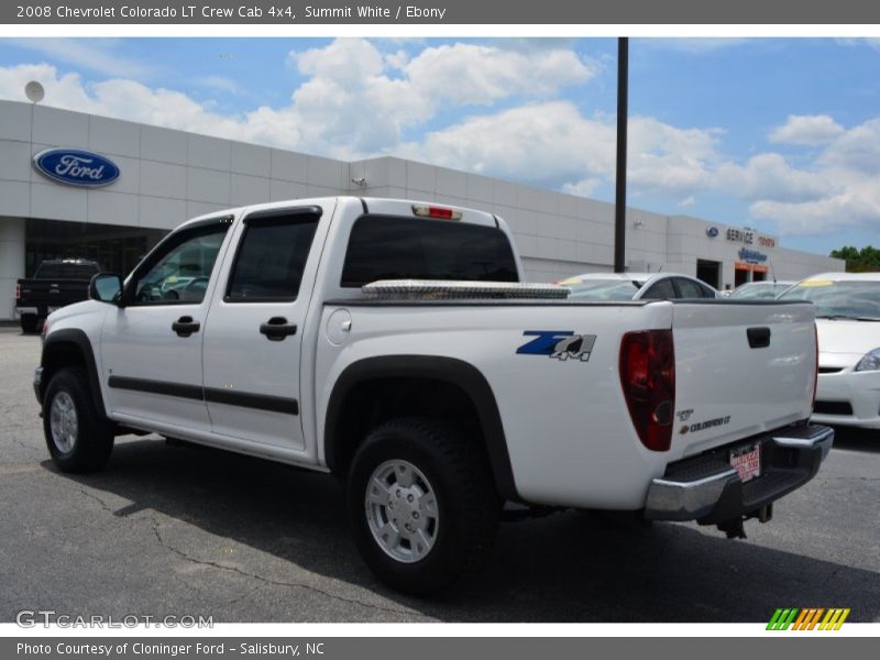 Summit White / Ebony 2008 Chevrolet Colorado LT Crew Cab 4x4