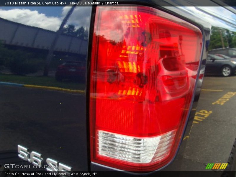 Navy Blue Metallic / Charcoal 2010 Nissan Titan SE Crew Cab 4x4