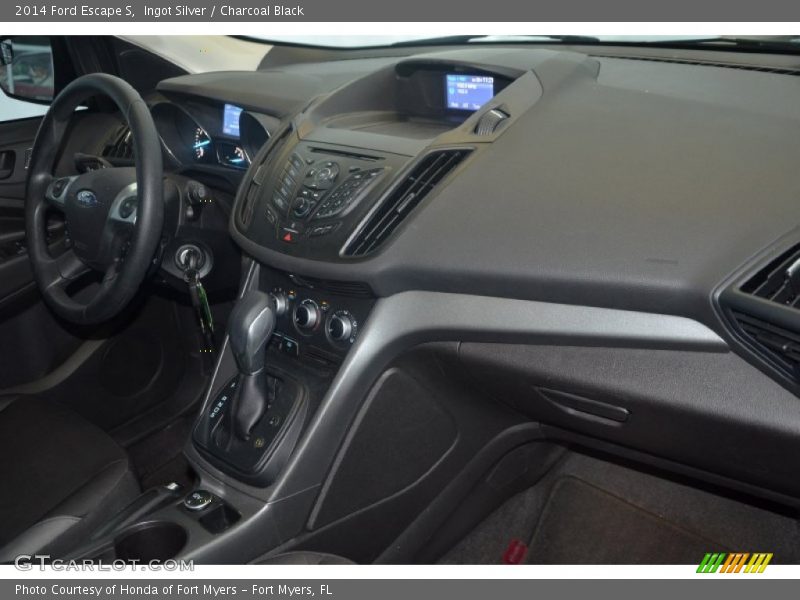 Ingot Silver / Charcoal Black 2014 Ford Escape S