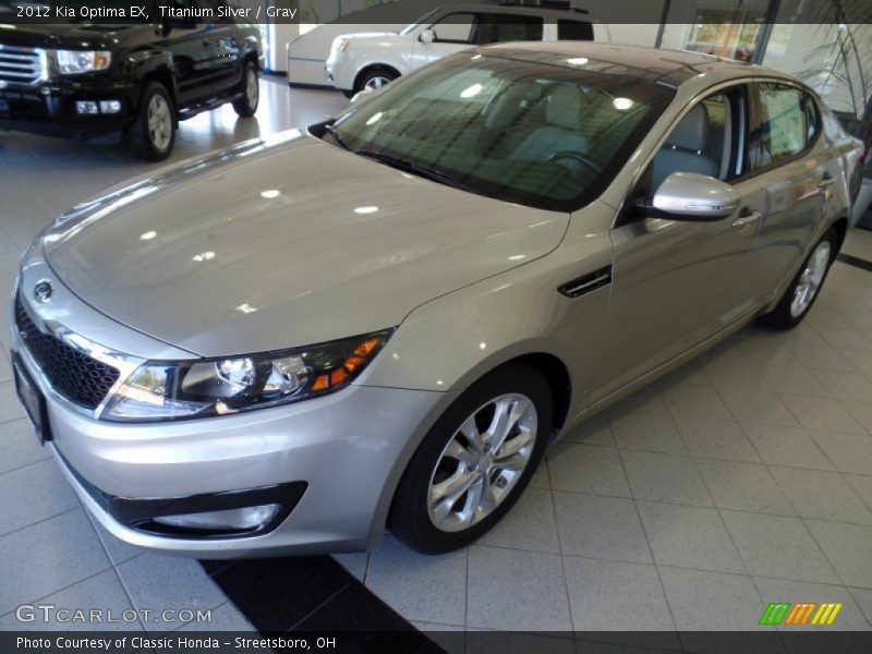 Titanium Silver / Gray 2012 Kia Optima EX