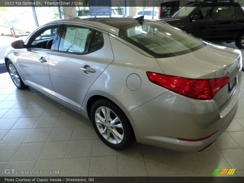 Titanium Silver / Gray 2012 Kia Optima EX