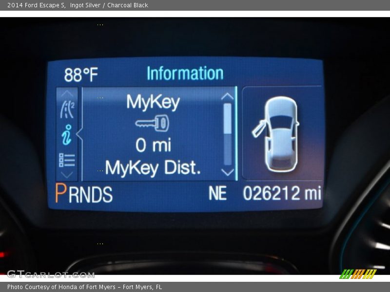 Ingot Silver / Charcoal Black 2014 Ford Escape S