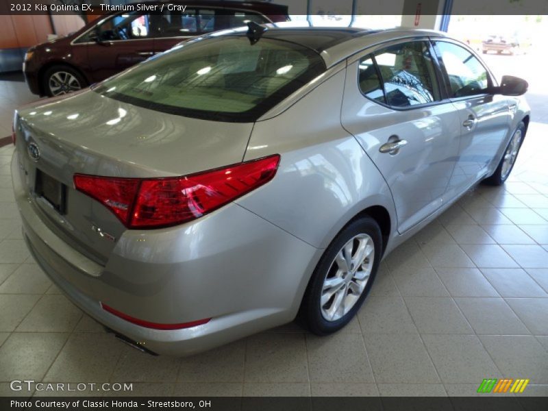 Titanium Silver / Gray 2012 Kia Optima EX