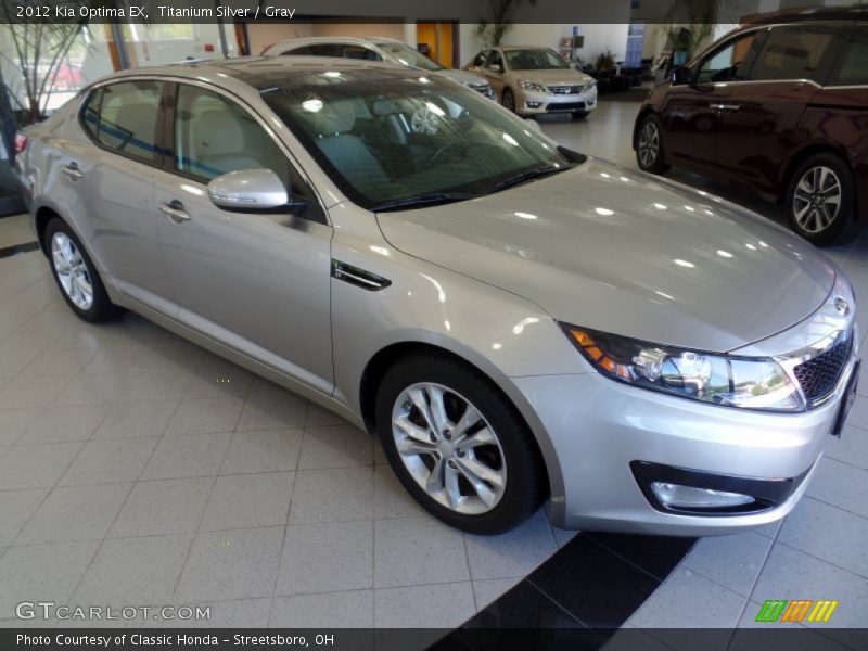 Titanium Silver / Gray 2012 Kia Optima EX