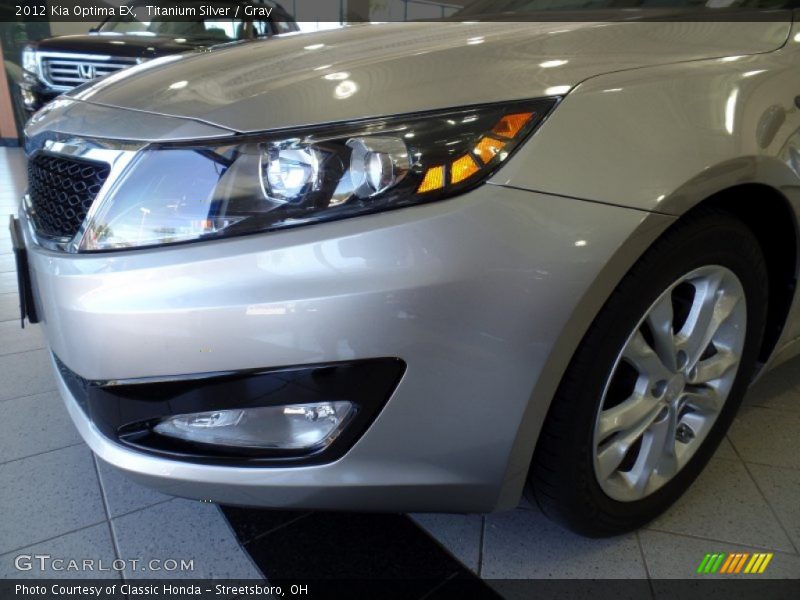 Titanium Silver / Gray 2012 Kia Optima EX