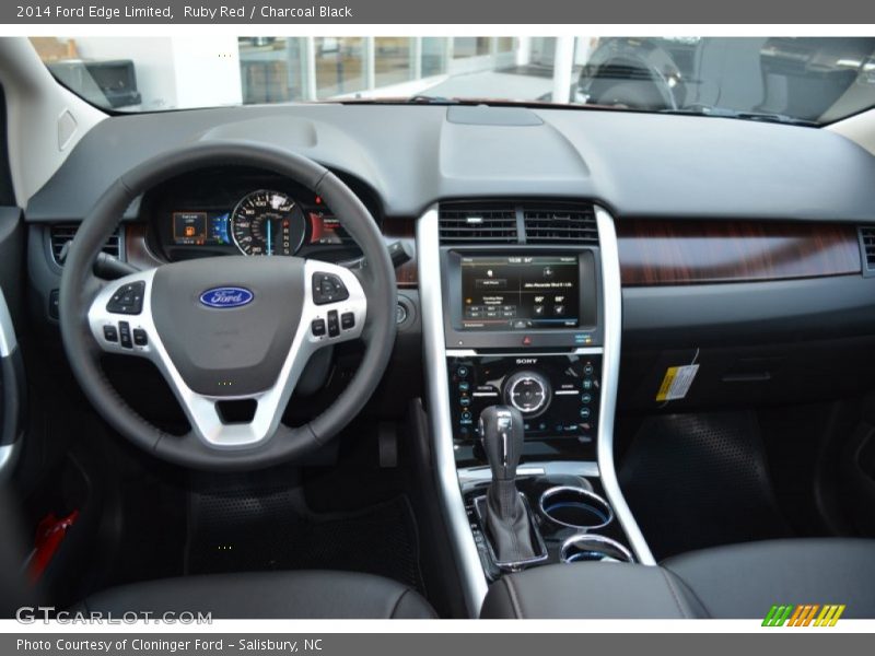 Ruby Red / Charcoal Black 2014 Ford Edge Limited