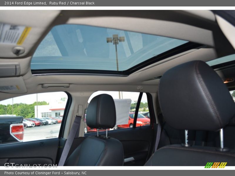 Ruby Red / Charcoal Black 2014 Ford Edge Limited