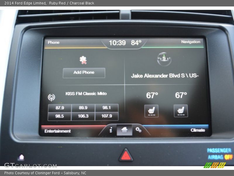 Ruby Red / Charcoal Black 2014 Ford Edge Limited