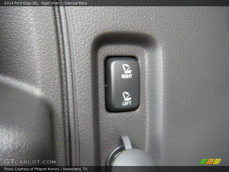 Ingot Silver / Charcoal Black 2014 Ford Edge SEL