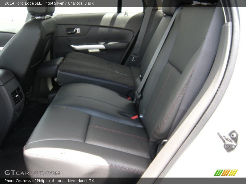 Ingot Silver / Charcoal Black 2014 Ford Edge SEL