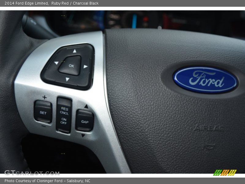 Ruby Red / Charcoal Black 2014 Ford Edge Limited