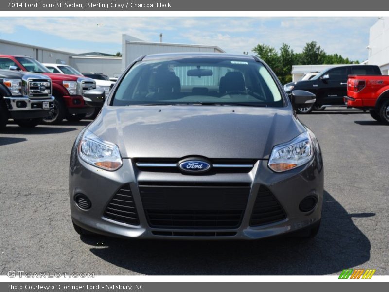 Sterling Gray / Charcoal Black 2014 Ford Focus SE Sedan