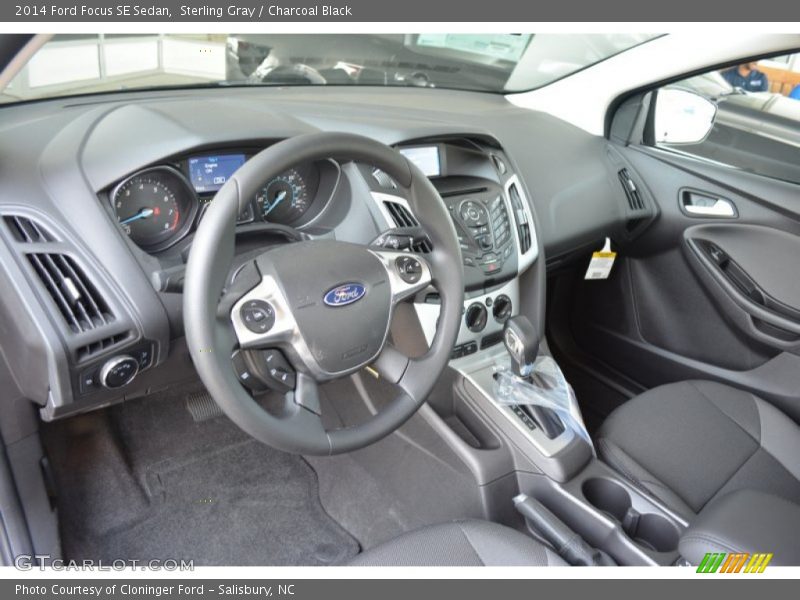 Sterling Gray / Charcoal Black 2014 Ford Focus SE Sedan