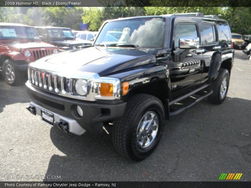 Black / Ebony/Pewter 2009 Hummer H3