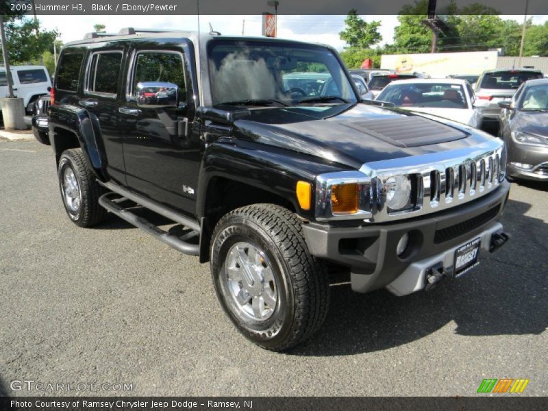 Black / Ebony/Pewter 2009 Hummer H3