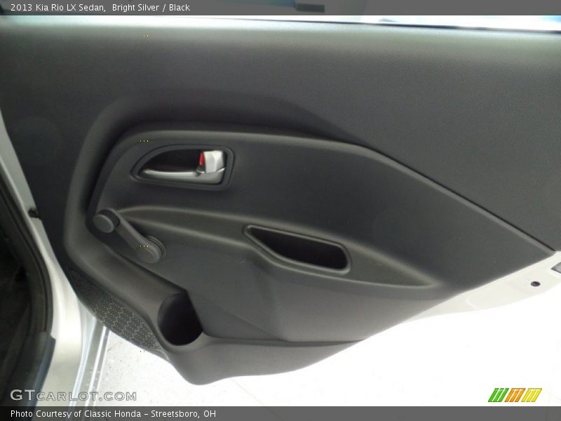 Bright Silver / Black 2013 Kia Rio LX Sedan