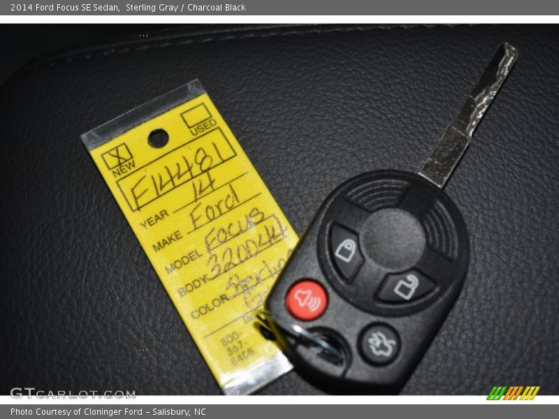 Sterling Gray / Charcoal Black 2014 Ford Focus SE Sedan