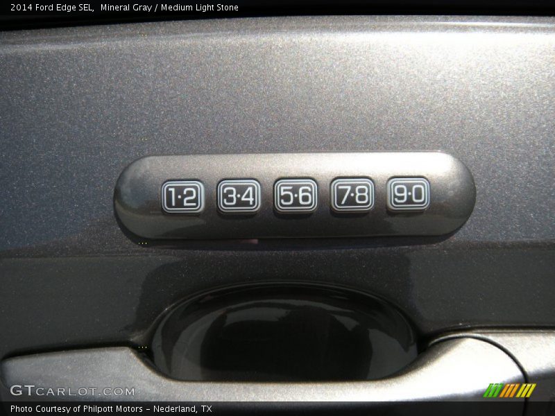 Mineral Gray / Medium Light Stone 2014 Ford Edge SEL