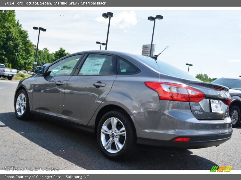 Sterling Gray / Charcoal Black 2014 Ford Focus SE Sedan