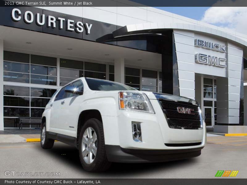 Summit White / Jet Black 2013 GMC Terrain SLE