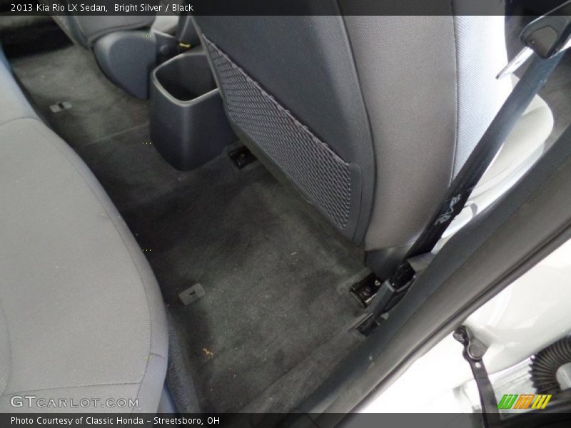 Bright Silver / Black 2013 Kia Rio LX Sedan
