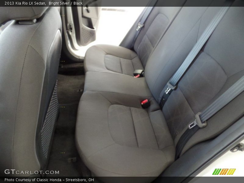 Bright Silver / Black 2013 Kia Rio LX Sedan