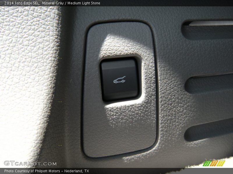 Mineral Gray / Medium Light Stone 2014 Ford Edge SEL
