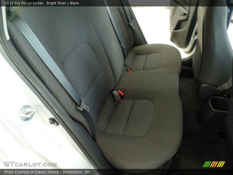 Bright Silver / Black 2013 Kia Rio LX Sedan