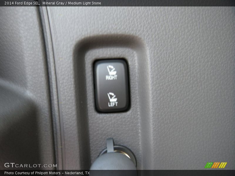 Mineral Gray / Medium Light Stone 2014 Ford Edge SEL