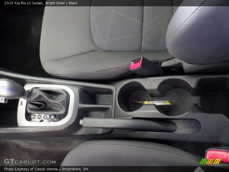 Bright Silver / Black 2013 Kia Rio LX Sedan