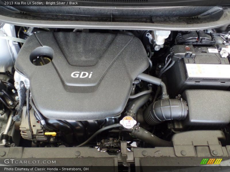 Bright Silver / Black 2013 Kia Rio LX Sedan