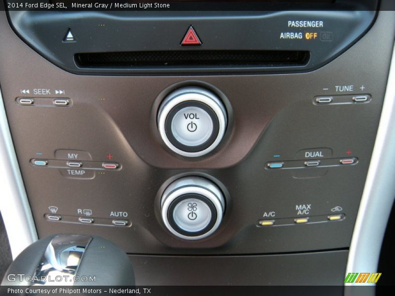 Mineral Gray / Medium Light Stone 2014 Ford Edge SEL
