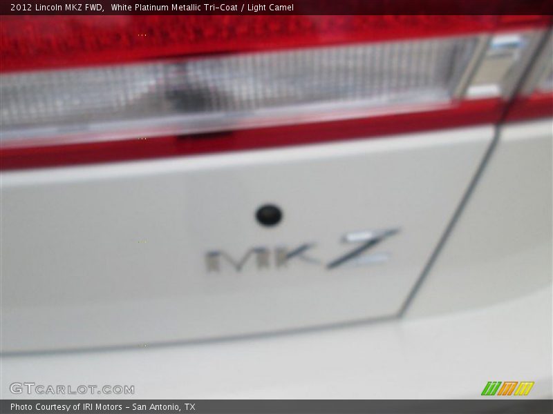 White Platinum Metallic Tri-Coat / Light Camel 2012 Lincoln MKZ FWD