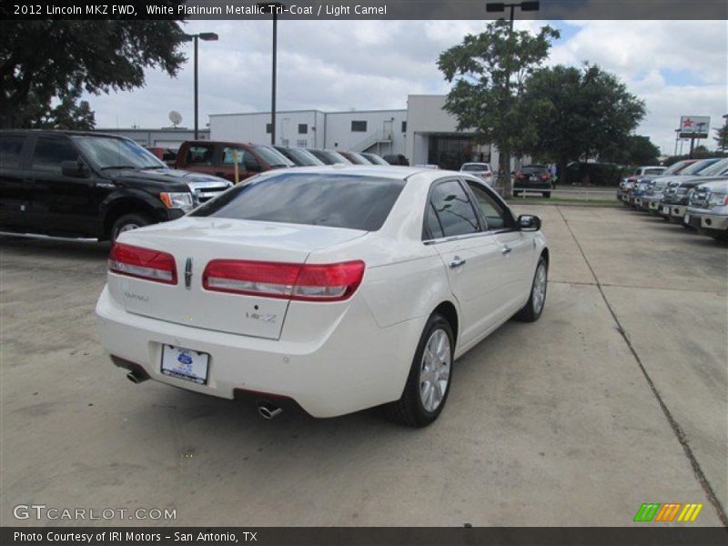 White Platinum Metallic Tri-Coat / Light Camel 2012 Lincoln MKZ FWD