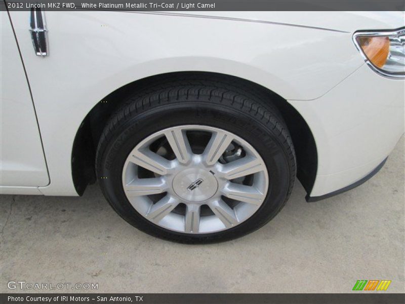 White Platinum Metallic Tri-Coat / Light Camel 2012 Lincoln MKZ FWD