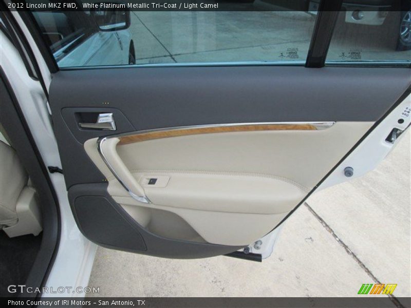 White Platinum Metallic Tri-Coat / Light Camel 2012 Lincoln MKZ FWD