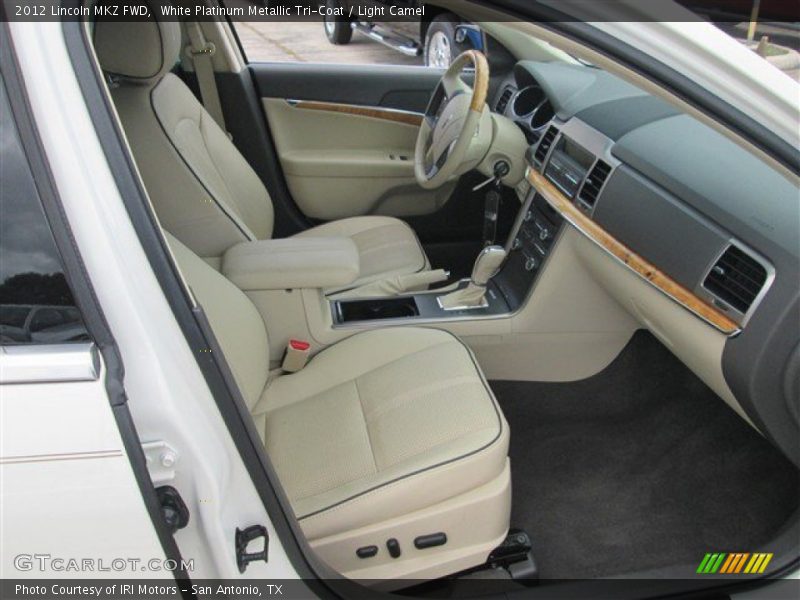 White Platinum Metallic Tri-Coat / Light Camel 2012 Lincoln MKZ FWD