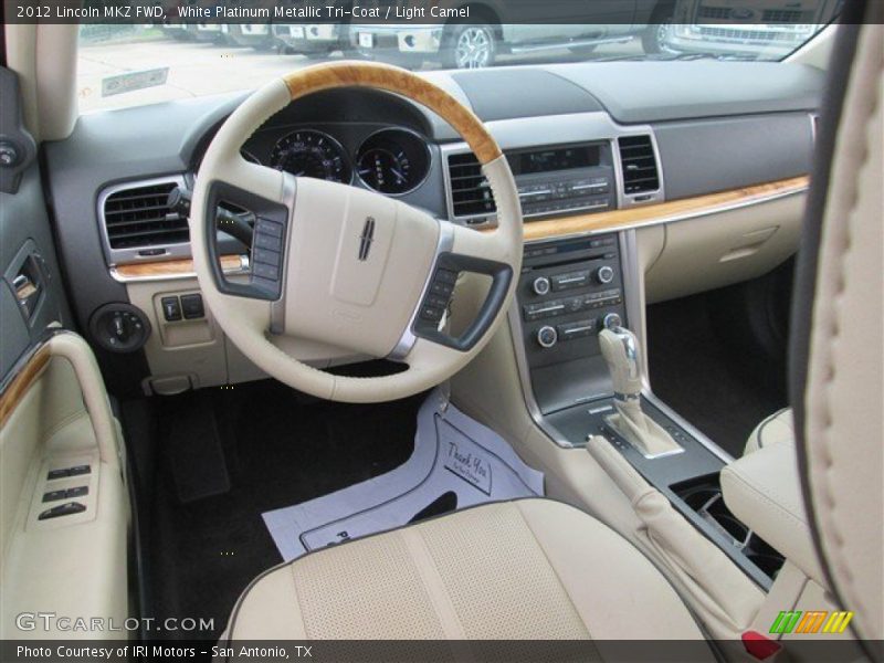 White Platinum Metallic Tri-Coat / Light Camel 2012 Lincoln MKZ FWD